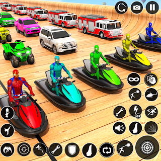 Superhero Car Games: Mega Ramp apk