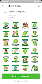 Captura de Pantalla 5 Stickers de Tortuga android