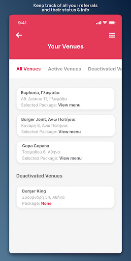 Android application Quickord Referral screenshort