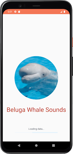 Android application Beluga Whale Sounds screenshort