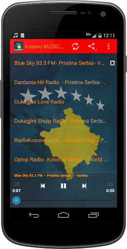 Android application Kosovo MUSIC Radio screenshort