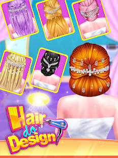 Unique hairstyle hair do design game for girls apkdebit screenshots 3
