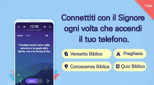 Android application BitBibbia (blocca schermo) screenshort