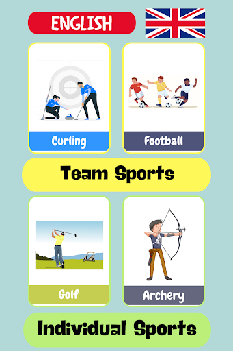 Sports and Hobbies Flashcards Screen 2