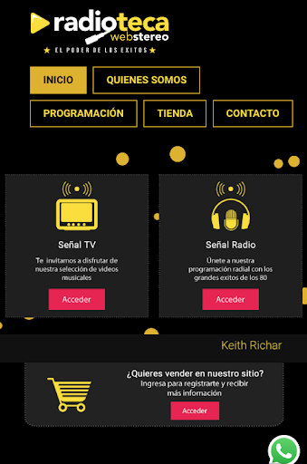 Android application Radioteca Web Stereo screenshort