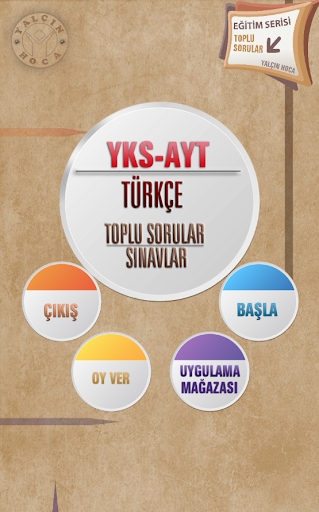 Android application Türkçe Deneme Sınavları screenshort