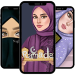 Cover Image of Baixar خلفيات بنات جيرلي محجبات 2022  APK