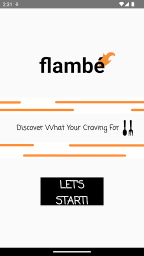 Android application Flambe screenshort