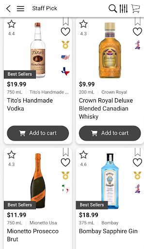 Android application Chicago Lake Liquors screenshort