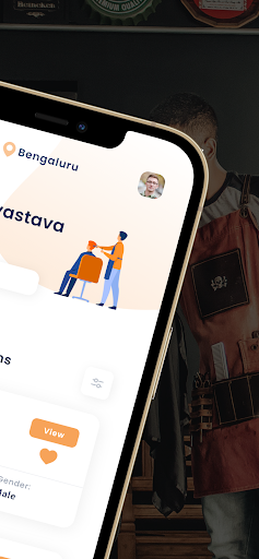 Blacour - Salon Booking App Screen 2