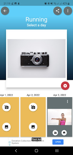 Daily Photo Journal Screen 2