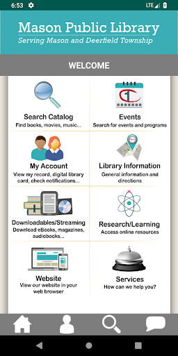 Android application Mason Public Library screenshort