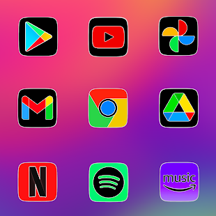 MIUl Fluo - Icon Pack Captura de pantalla