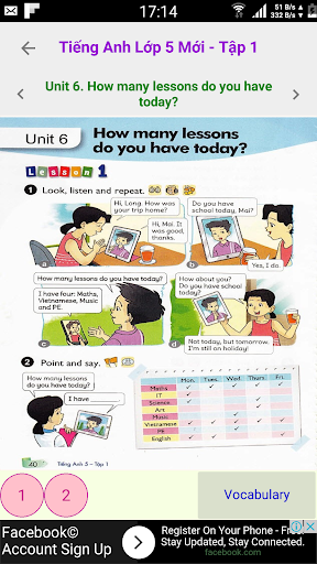 Tieng Anh 5 Moi - English 5 T1 Screen 2