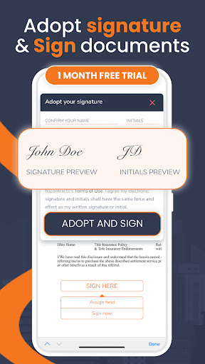 Screenshot of PDFEsign.com PDF E-Sign
