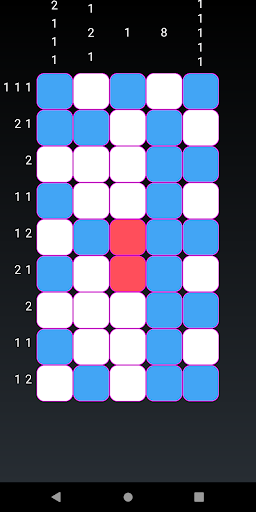 Android application Columns N rows screenshort