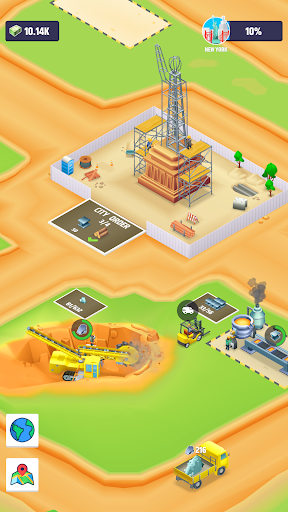 Android application Idle City Inc screenshort