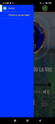 Android application Radio La Voz del Salvador screenshort