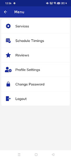 Android application Wellness Retail Doctor Admin screenshort
