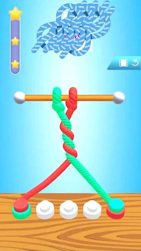 Twisted Tangle Knot 3D Game Screen 3