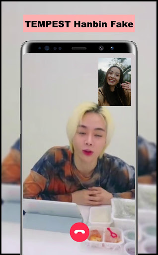 TEMPEST Hanbin Fake Call Screen 3