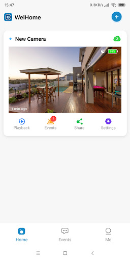 Android application weihome screenshort