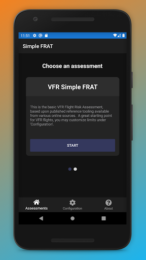 Android application Simple FRAT screenshort