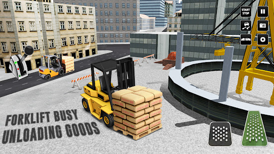 市建設シミュレータ：フォークリフトトラックゲーム