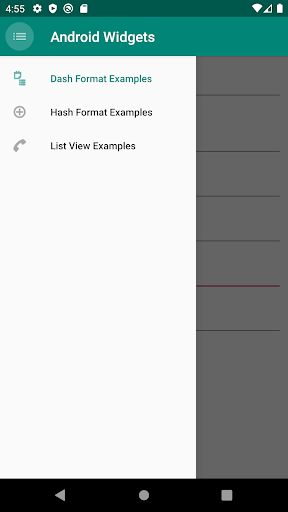 Android Widgets Screen 2