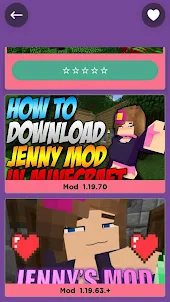 Jenny mod for minecraft