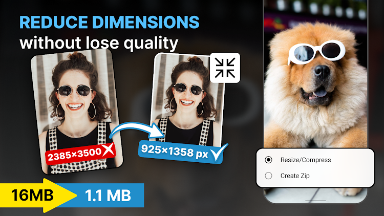 Compress Photo Size - MB to KB - 2.1.2 - (Android)