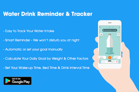 Water Drink Reminder & Trackerのおすすめ画像1