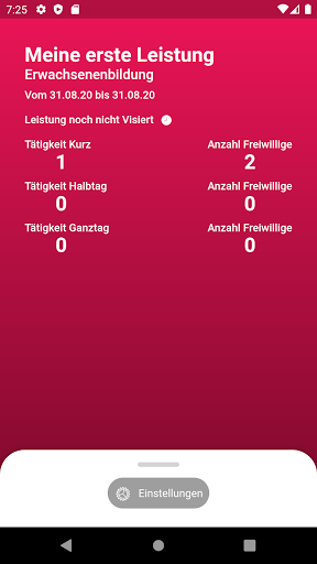BenevApp Screen 2