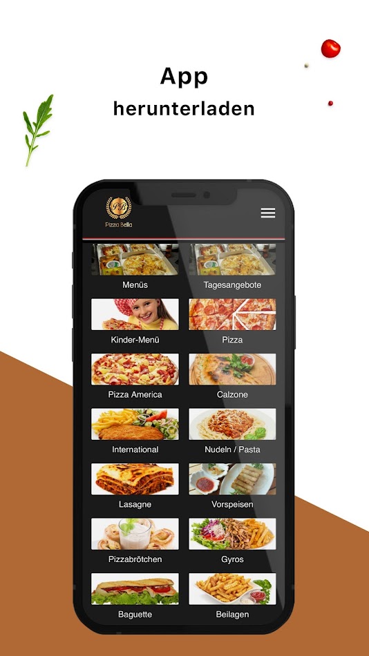 #2. Pizza Bella (Android) 由: ePizza