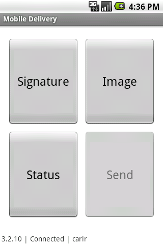 Mobile Delivery Screen 2