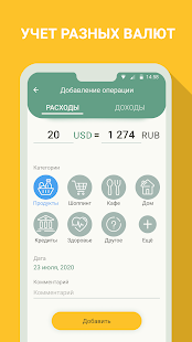 Финансы - бюджет, расходы Screenshot