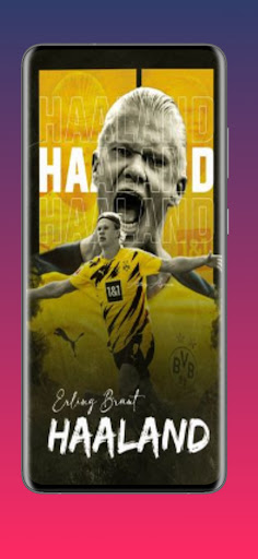 Android application Erling Haaland 4k wallpapers screenshort
