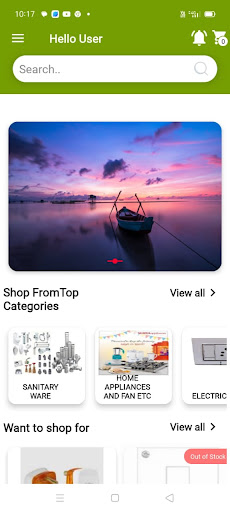 Android application BABA ENTERPRISES screenshort