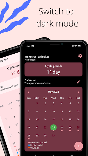 Menstrual Calendar Screen 3