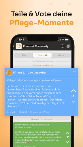 Curawork: Dein Pflege-Netzwerk Screen 3