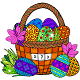 Easter Eggs Color by Number - Adult Coloring Book icon
