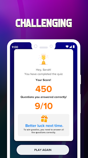 Diamonds Quiz 2023 Screen 3