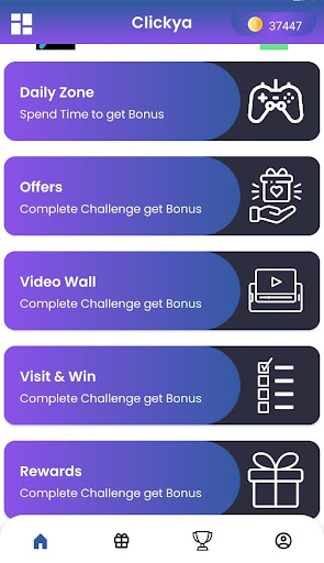 Clickya - Work From Home, Watch  Earn, Play Games