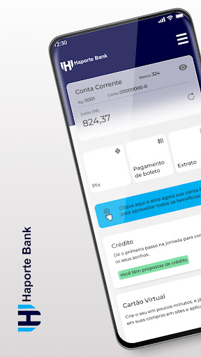 Android application Haporte Bank screenshort