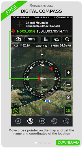 Digital Compass GPS Screen 2