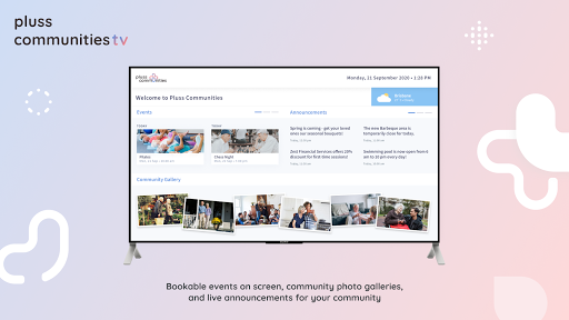 Pluss Communities TV Screen 2