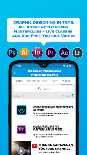 Android application iFox Academy screenshort