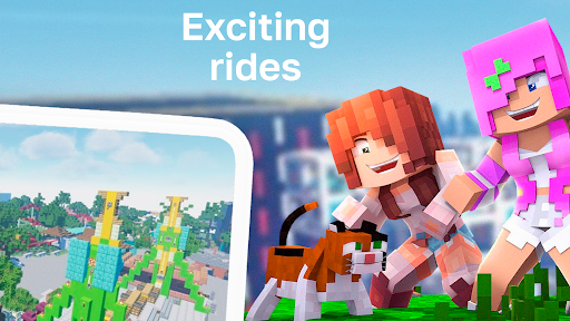 Dufan theme park map for mcpe Screen 2