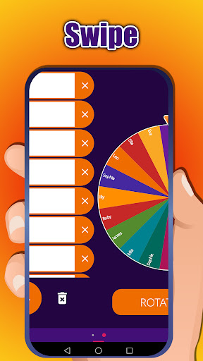 Roulette of names Screen 2