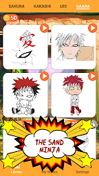 Ninja Kage: Coloring by Number